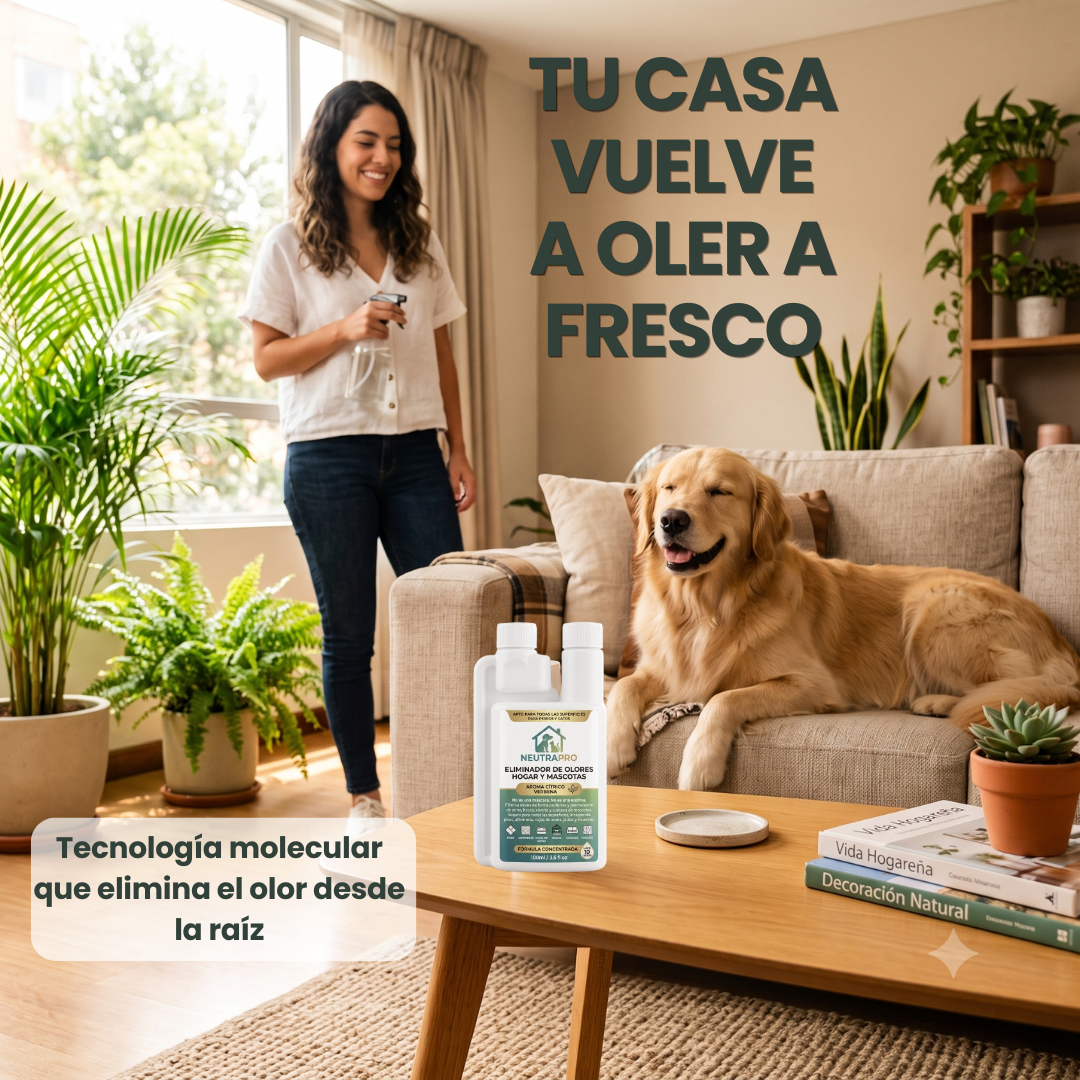 Eliminador de olores para mascotas!!