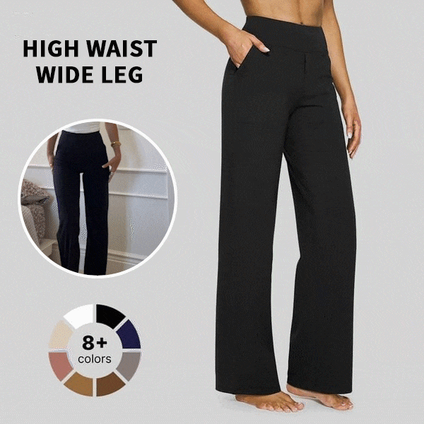¡Oferta de verano 2 x1! Pantalones de yoga informales de cintura alta y holgados.