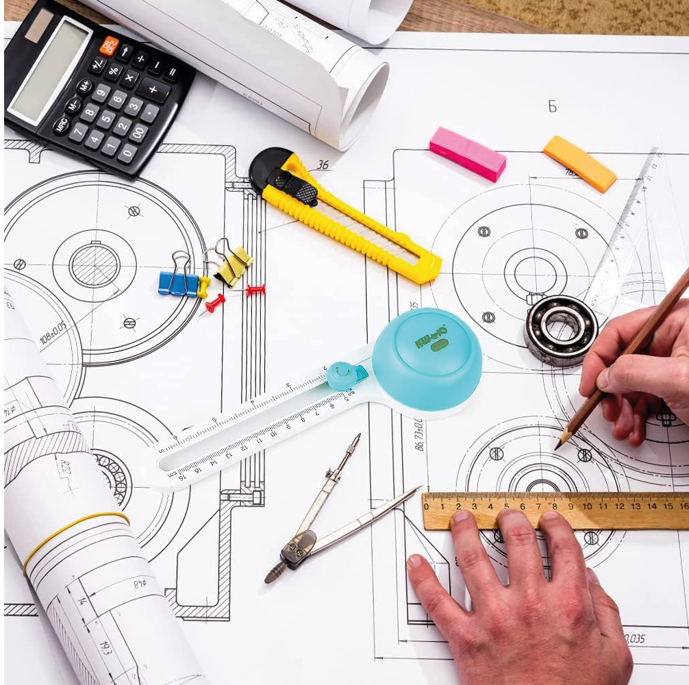 ¿ Todavía cortando círculos con tijeras? El NUEVO cortador de papel te permite cortar círculos perfectos en todo momento, ¡y de cualquier tamaño!