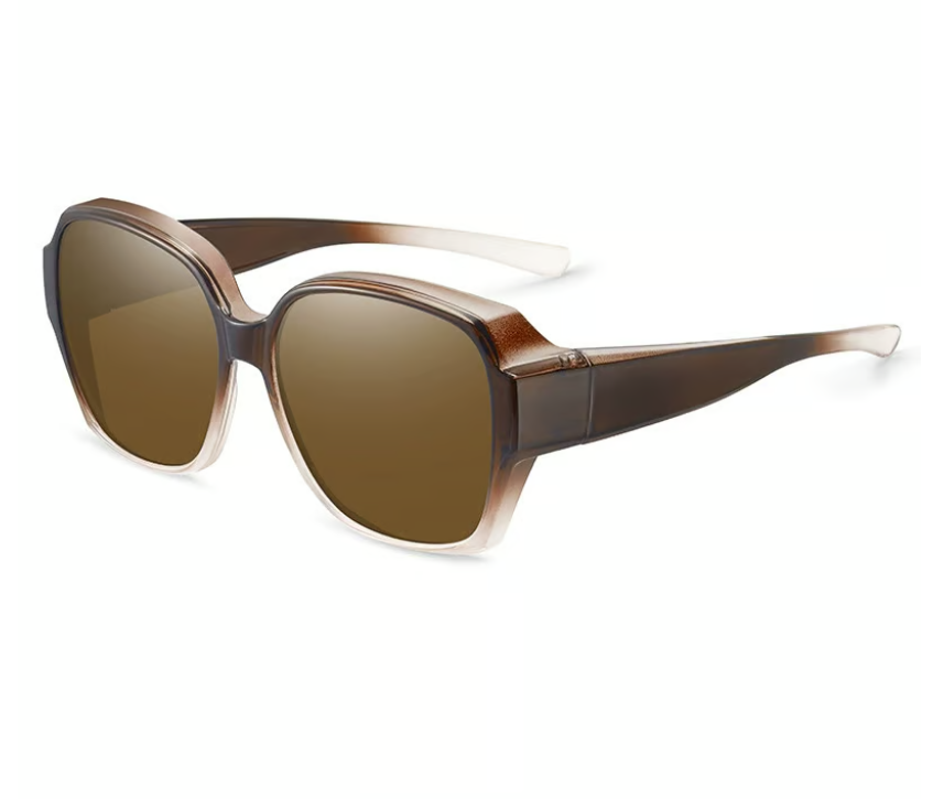 Gafas de sol con protección UV400, aptas para llevar sobre gafas de aumento