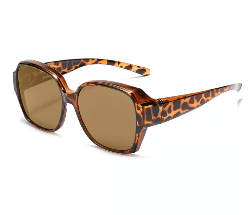 Gafas de sol con protección UV400, aptas para llevar sobre gafas de aumento