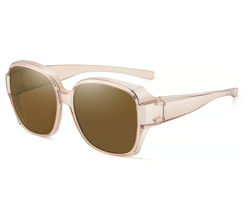 Gafas de sol con protección UV400, aptas para llevar sobre gafas de aumento
