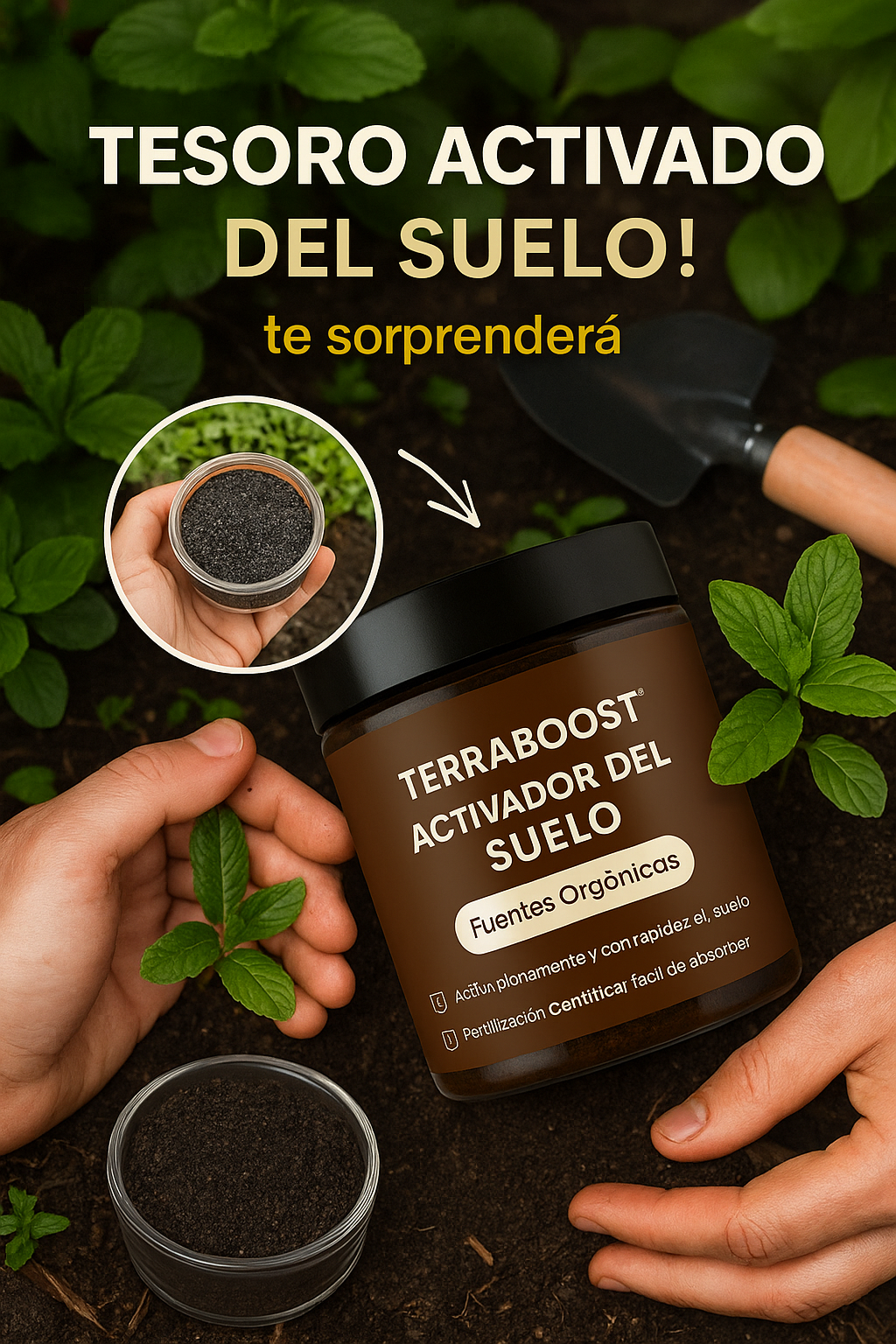 Transforma tu suelo en un ecosistema vivo y productivo con nuestro activador de suelos!!