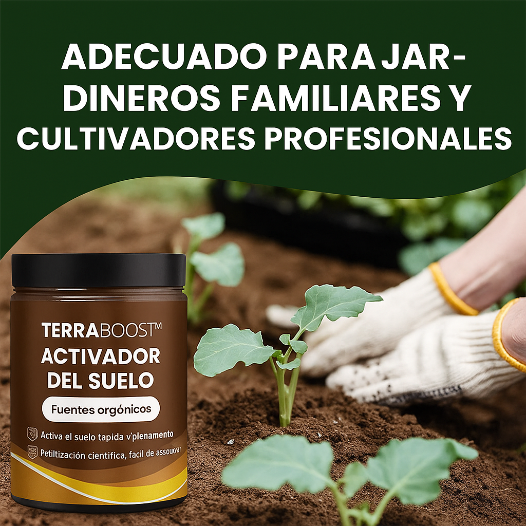 Transforma tu suelo en un ecosistema vivo y productivo con nuestro activador de suelos!!