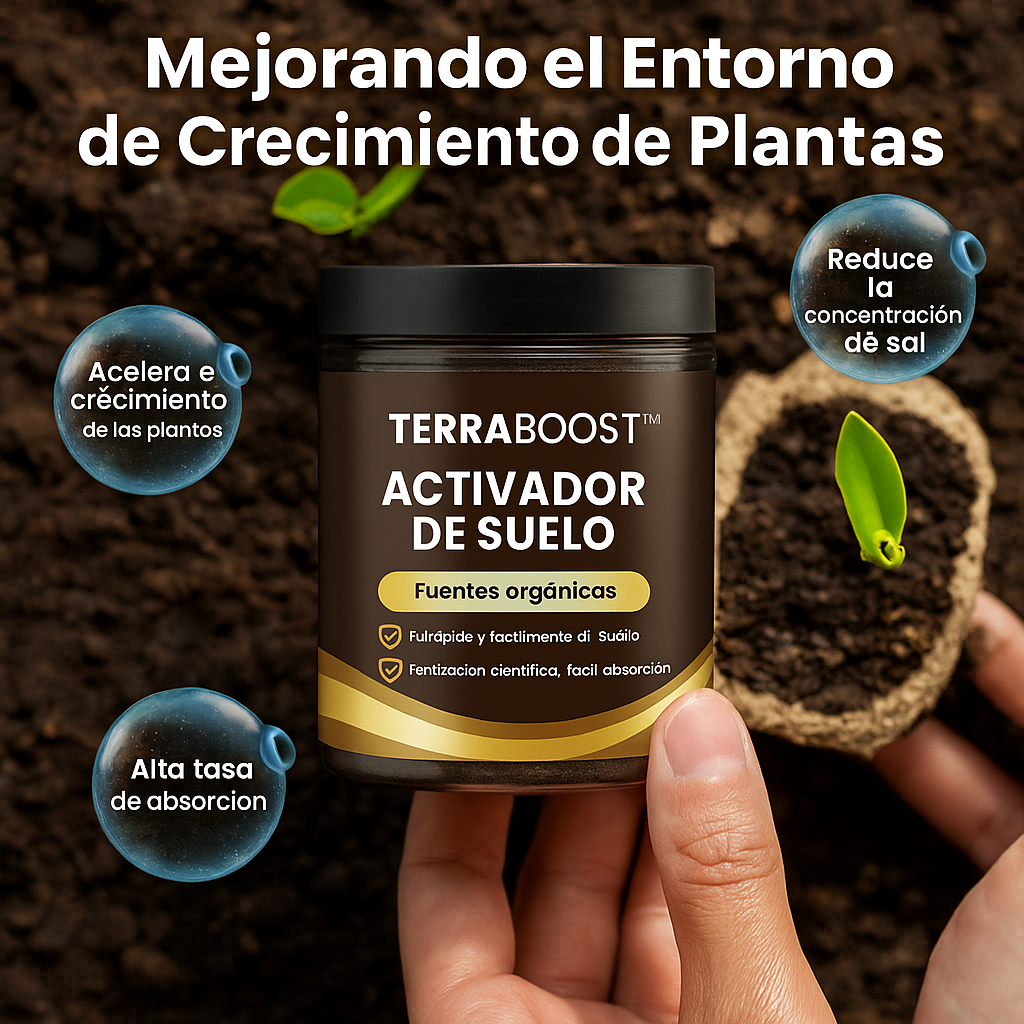 Transforma tu suelo en un ecosistema vivo y productivo con nuestro activador de suelos!!