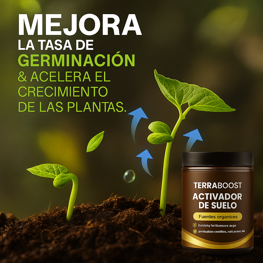 Transforma tu suelo en un ecosistema vivo y productivo con nuestro activador de suelos!!