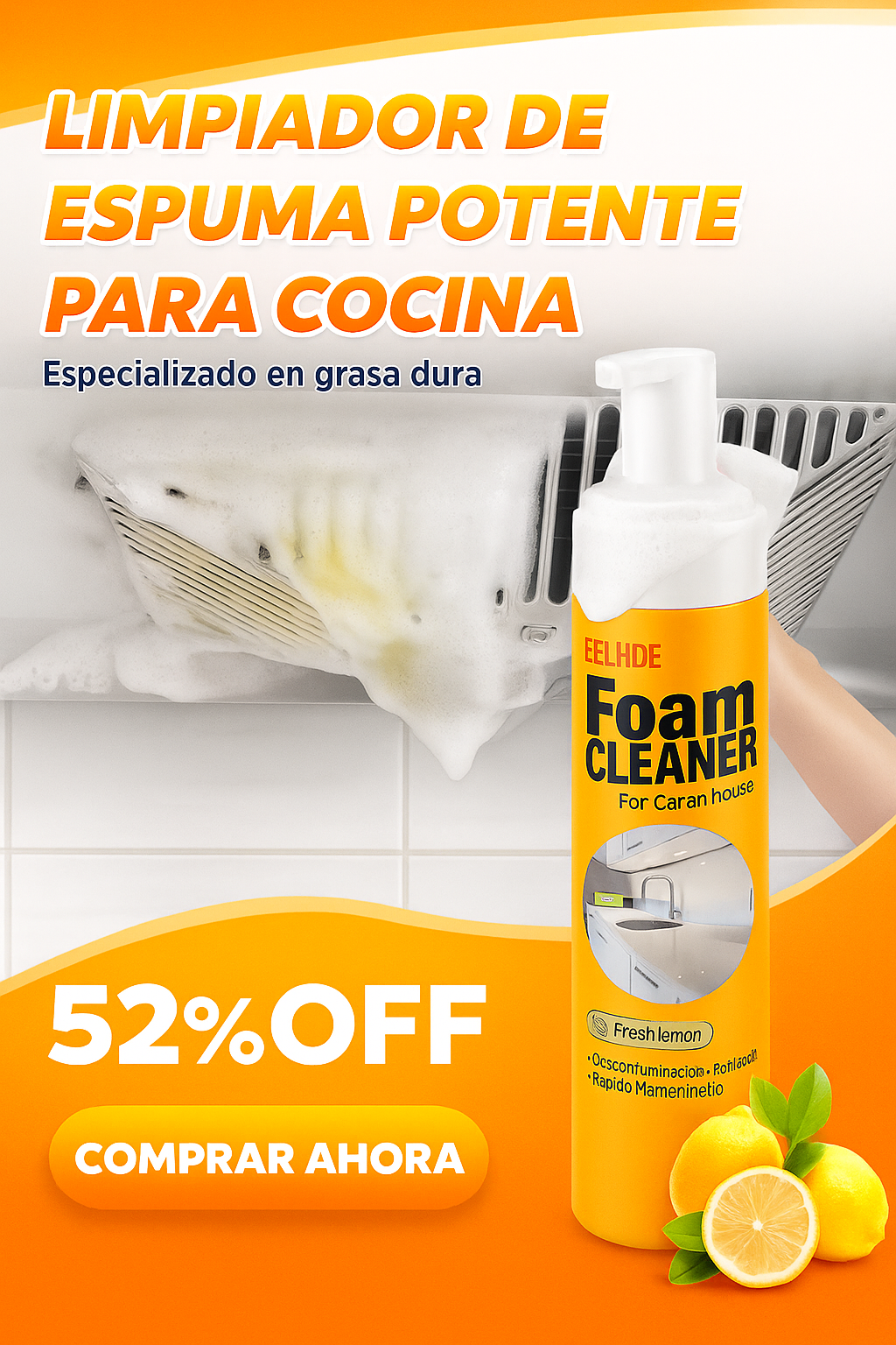 ¡Desengrasa y renueva sin esfuerzo! Limpia todo con un sólo producto. Compra 2 y Lleva 1 GRATIS