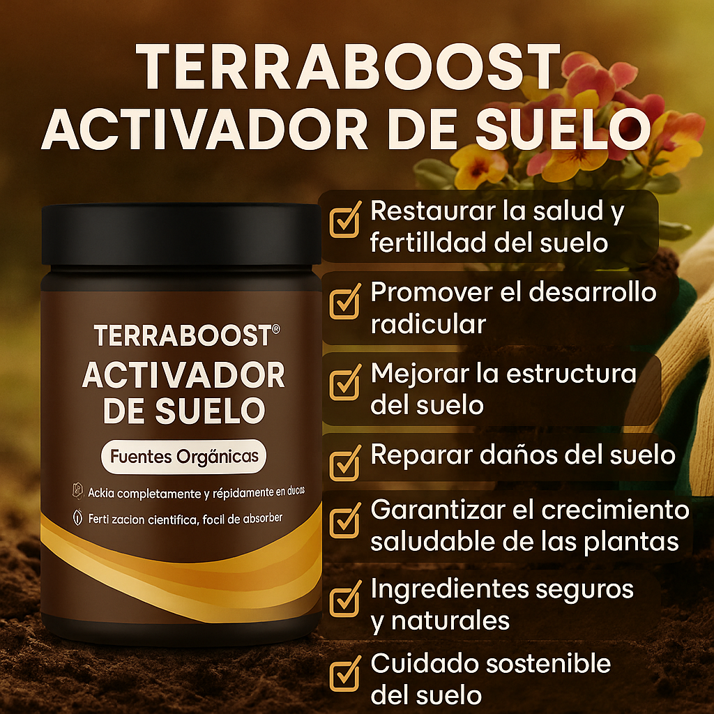 Transforma tu suelo en un ecosistema vivo y productivo con nuestro activador de suelos!!