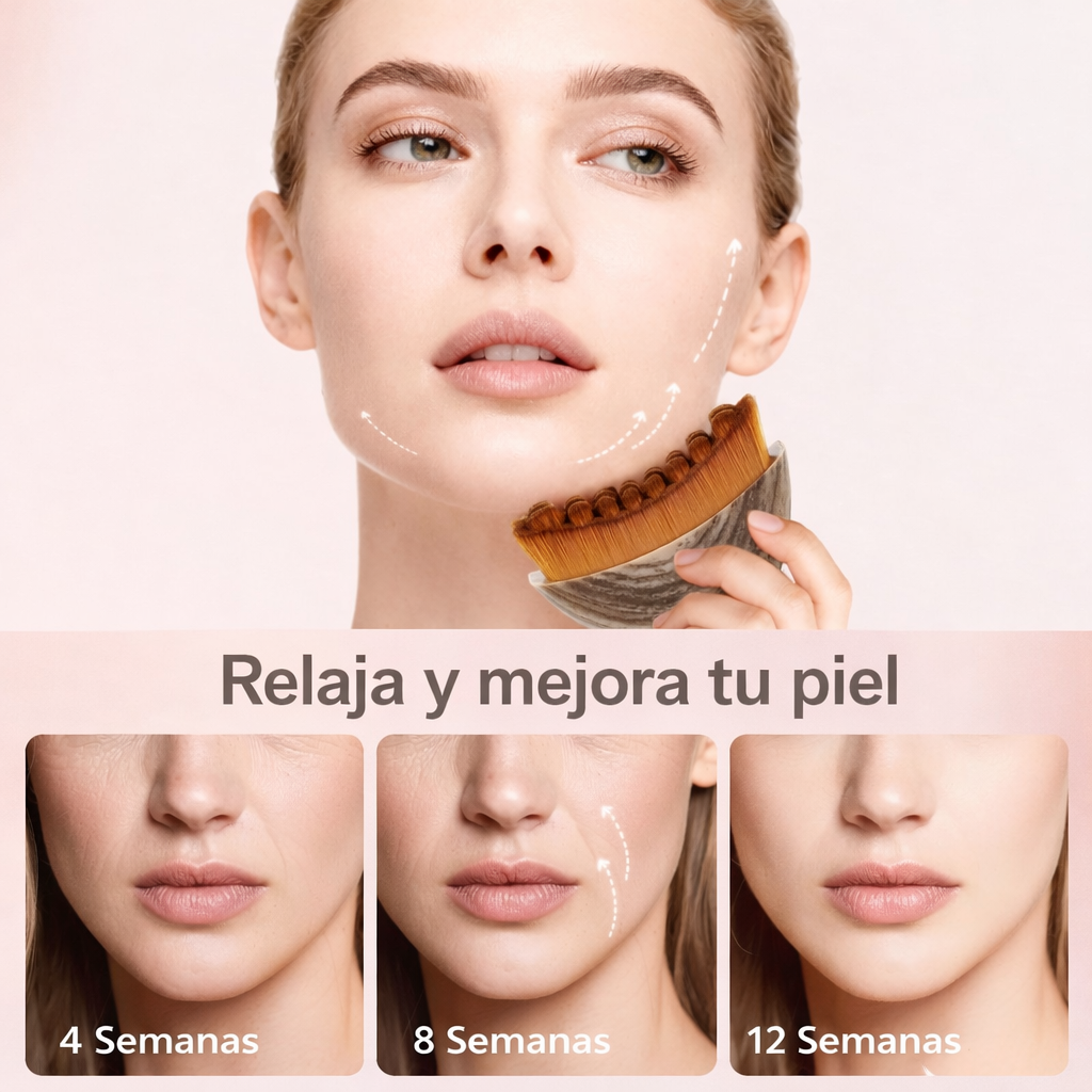 Cepillo de masaje linfático + VIDEO INSTRUCCIONES DE USO