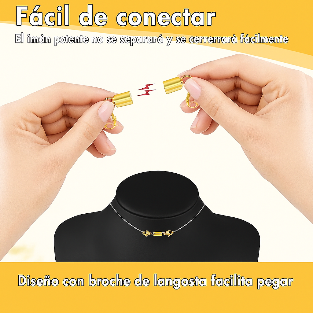 Cierres y broches magnéticos para collares Kit x 10 unds