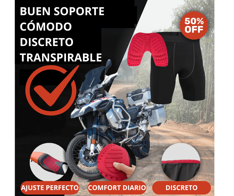 Máxima Comodidad para motocislistas: Descubre el Short con Espuma Viscoelástica que Revoluciona Tu Bienestar!!