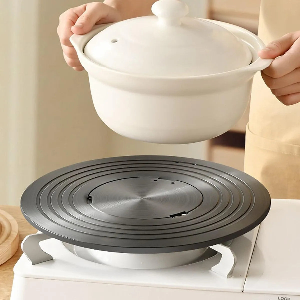 Placa de conducción de calor extraíble, ¡CONDUCCIÓN DE CALOR INTELIGENTE, SEGURA Y VERSÁTIL PARA CADA COCINA!