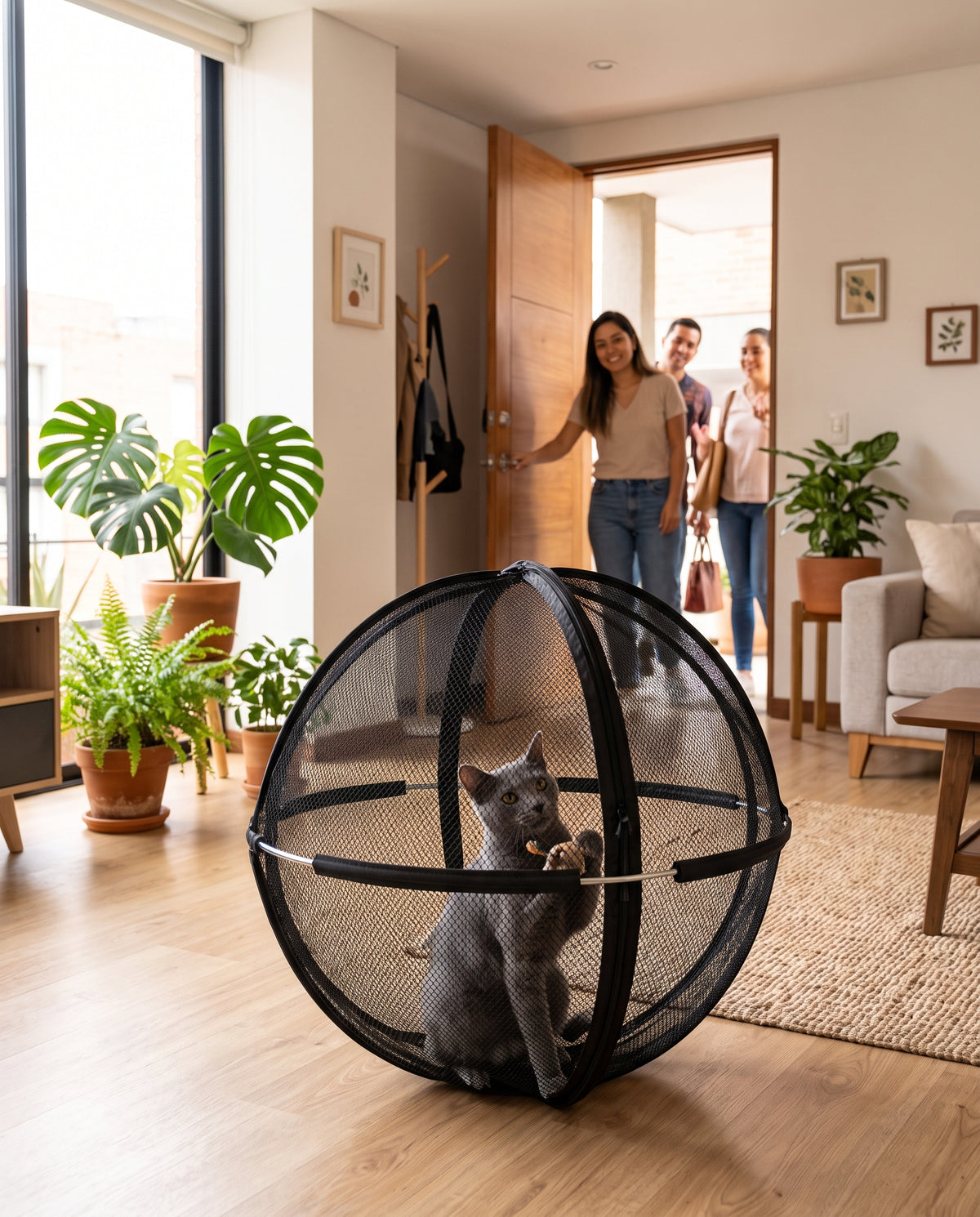 MichiSfera™ – Bola de Paseo para Gatos, sin riesgo de escape