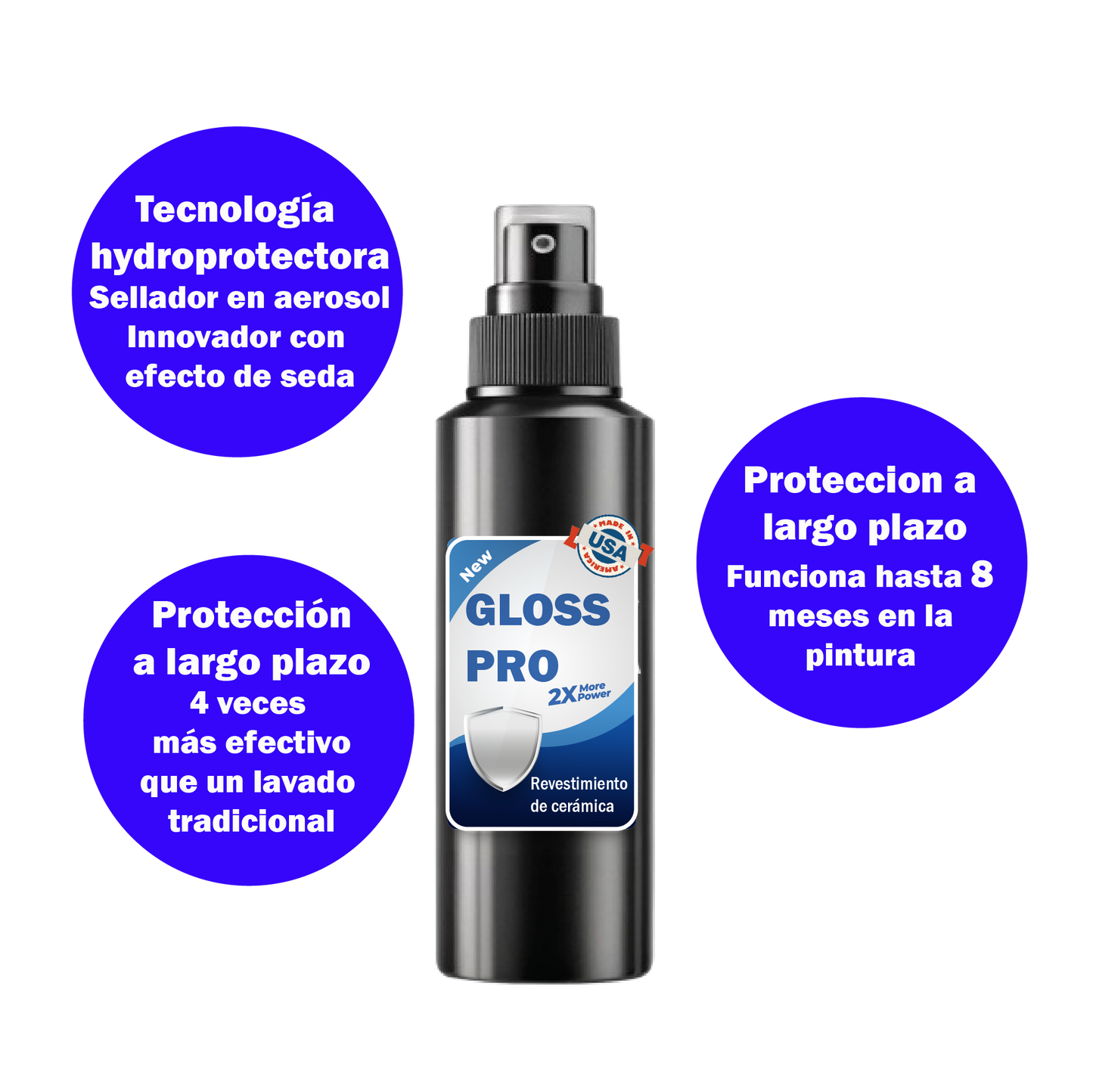 Spray de revestimiento de cerámica para autos GlossPro®