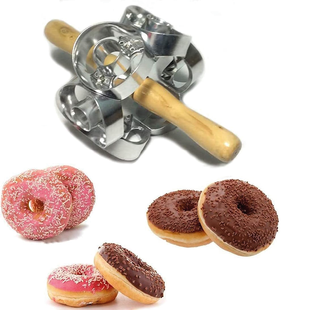 Rueda, corta y disfruta. ¡Donuts al instante!🍩⚡con nuestro rodillo para donuts OneRoll®+100 recetas GRATIS
