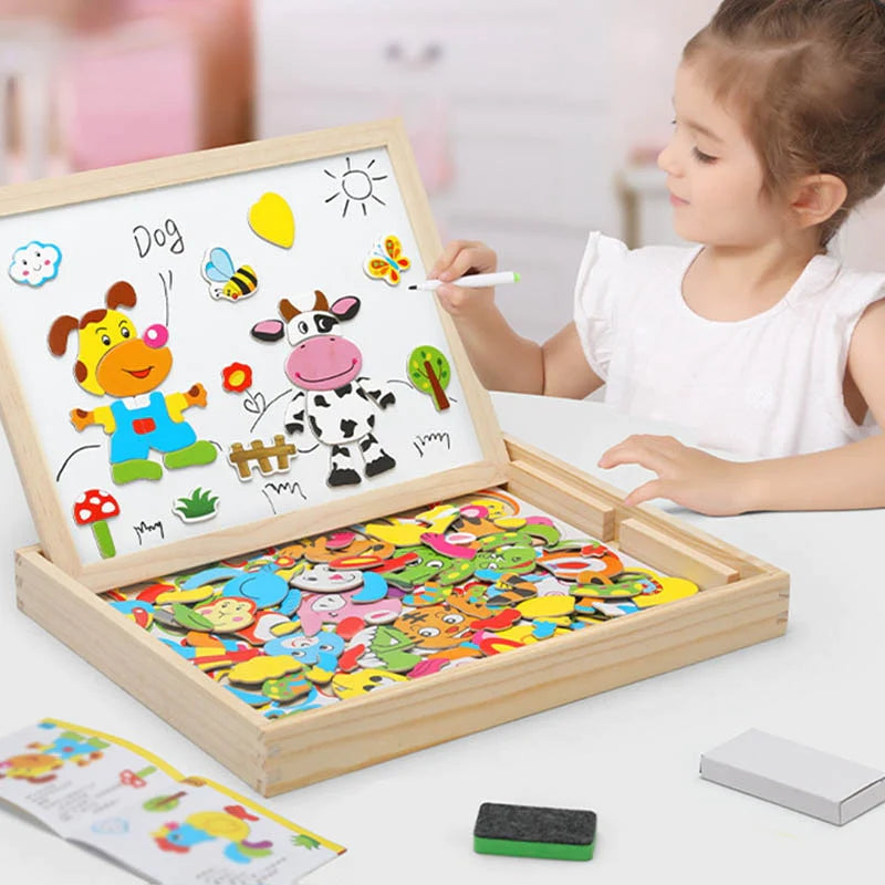 Pizarra Montessori magnética: El método que promueve el aprendizaje de forma creativa.