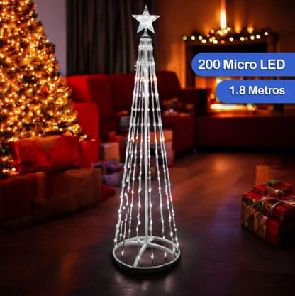La decoración navideña más innovadora del año llegó a Colombia, con el árbol navideño LED plegable