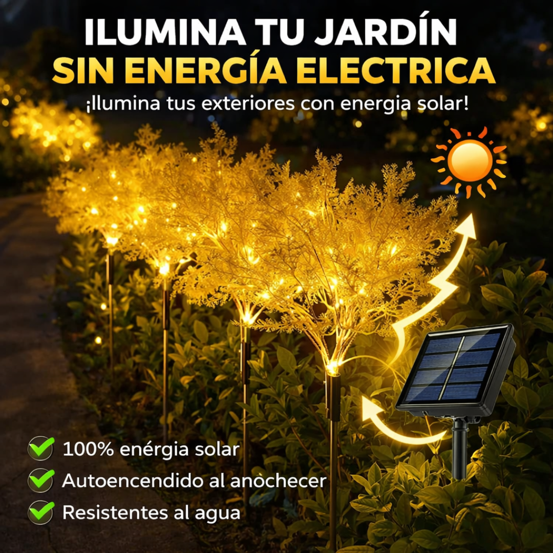 Tu jardín también merece brillar de noche