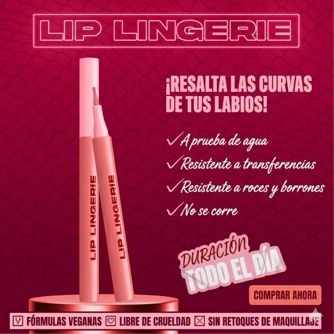 Define tus labios con precisión y duración extrema, ¡sin transferencias ni retoques! Este es el secreto para una boca impactante.💄