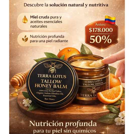Bálsamo Natural de Sebo y Miel – Hidratación Profunda que Tu Piel Sí Siente