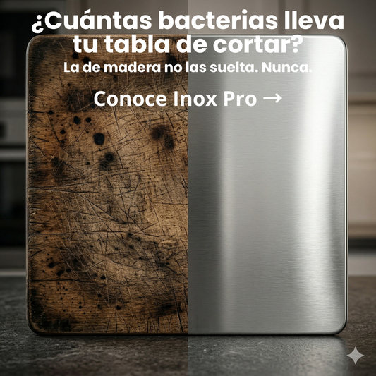 Inox Pro® : La tabla de cortar que no se pudre, no huele, no mancha y dura toda la vida!!