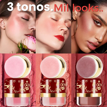 El blush que vive en tu bolsillo, no en tu cartera. Set x 3 colores