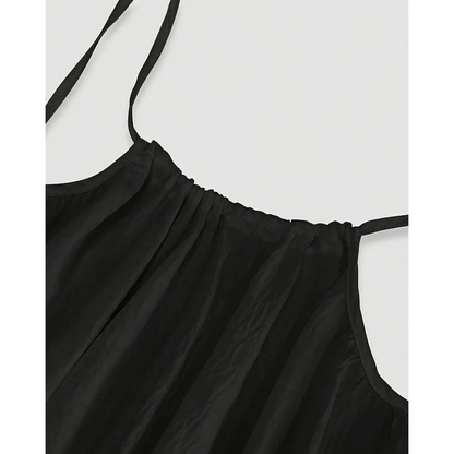 ✨ Siéntete irresistible: elegante vestido lencero sin espalda para momentos románticos