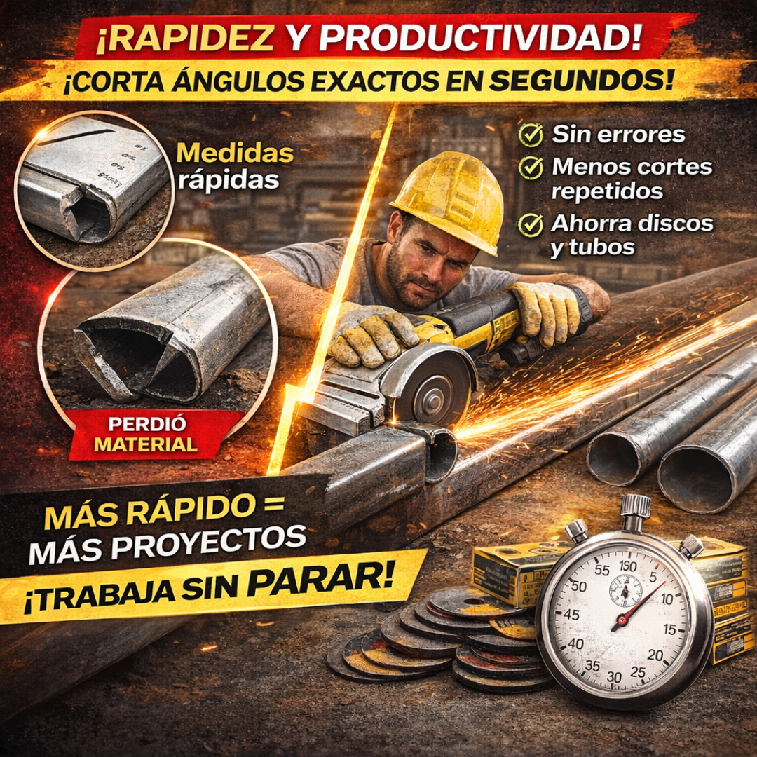 Herramienta Multifuncional para Curvar Tubos Cuadrados y planos de forma PRECISA