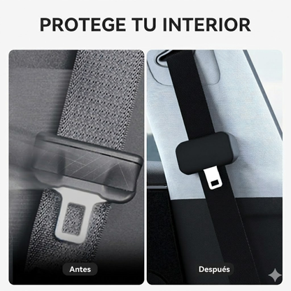 Cubre-Hebillas Premium de Silicona para Cinturón de Seguridad Set x2
