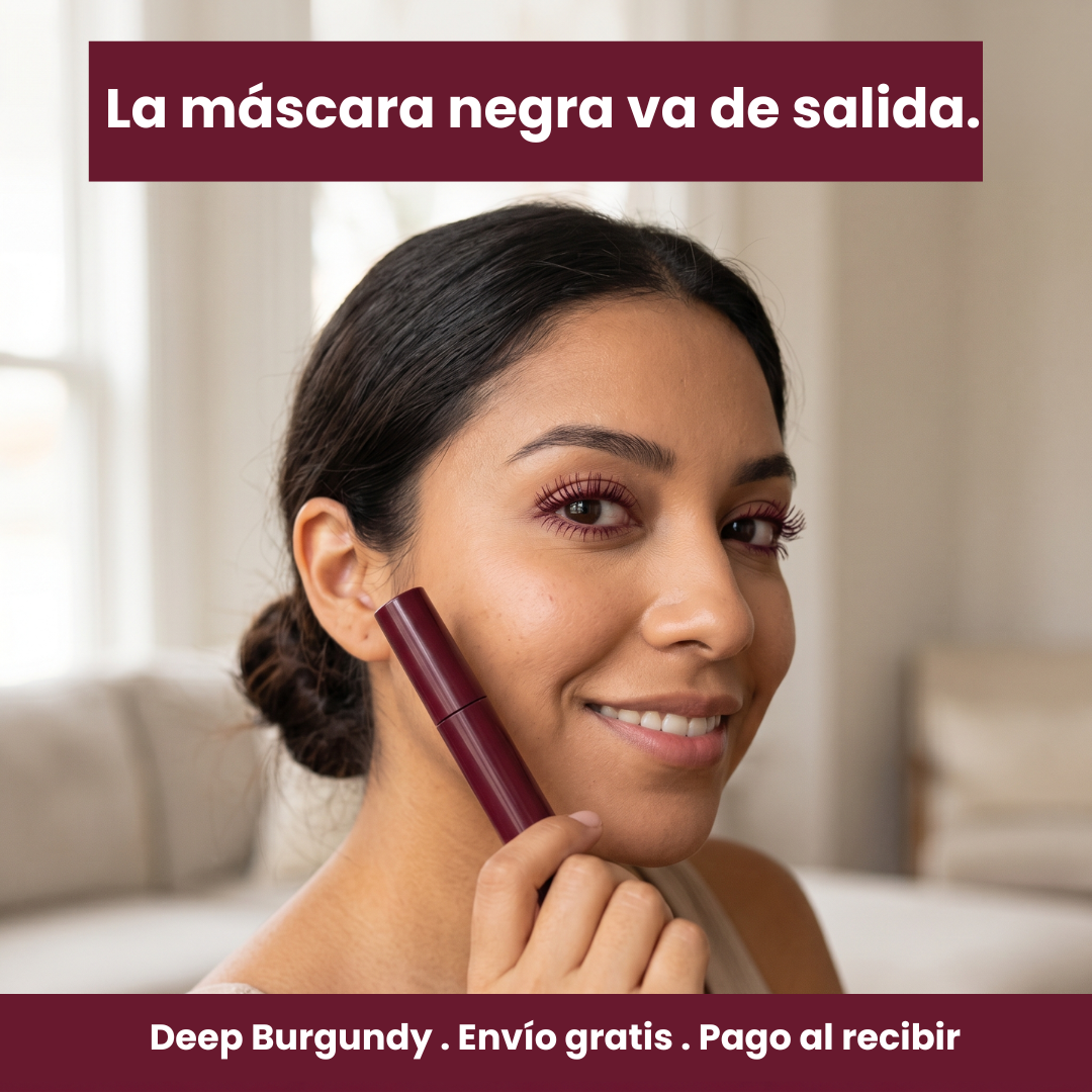Este es el secreto para una mirada impactante.: pestañina burgundy