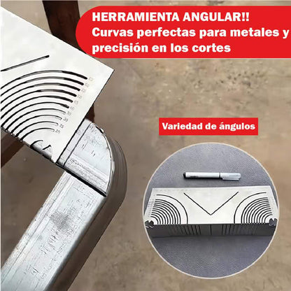 Herramienta Multifuncional para Curvar Tubos Cuadrados y planos de forma PRECISA