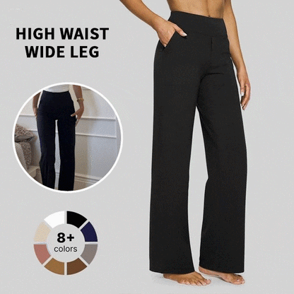 ¡Oferta de verano 2 x1! Pantalones de yoga informales de cintura alta y holgados.