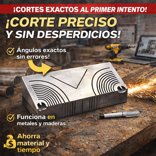 Herramienta Multifuncional para Curvar Tubos Cuadrados y planos de forma PRECISA