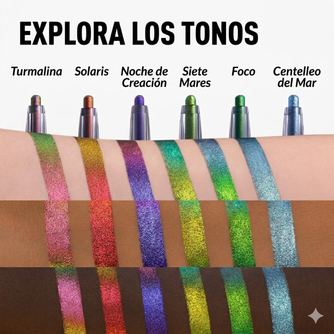 6 Delineadores Multichrome que Cambian de Color con la Luz ✨