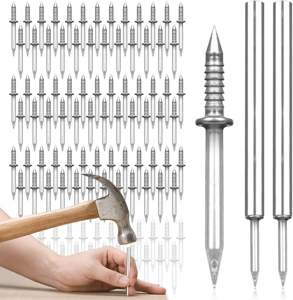 Instalaciones invisibles, sin marcas con el Kit de 50 clavos doble punta