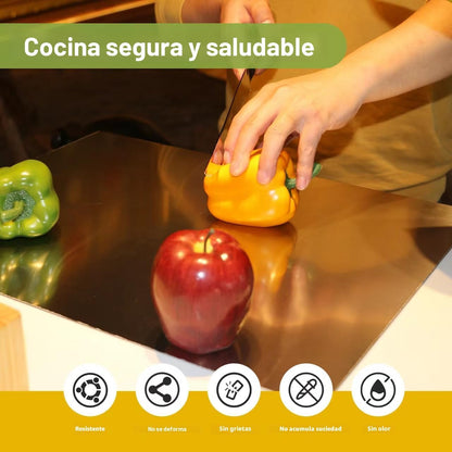Inox Pro® : La tabla de cortar que no se pudre, no huele, no mancha y dura toda la vida!!