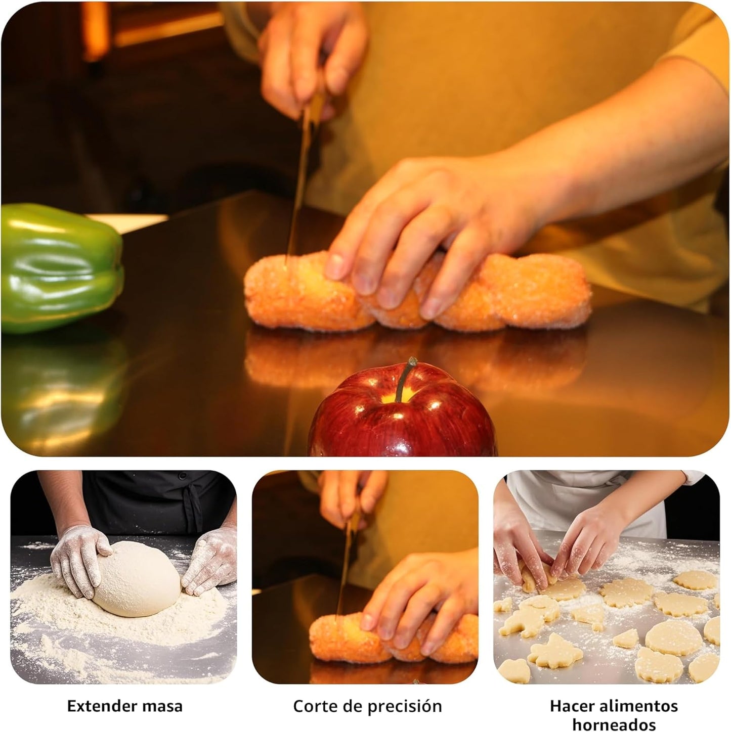 Inox Pro® : La tabla de cortar que no se pudre, no huele, no mancha y dura toda la vida!!
