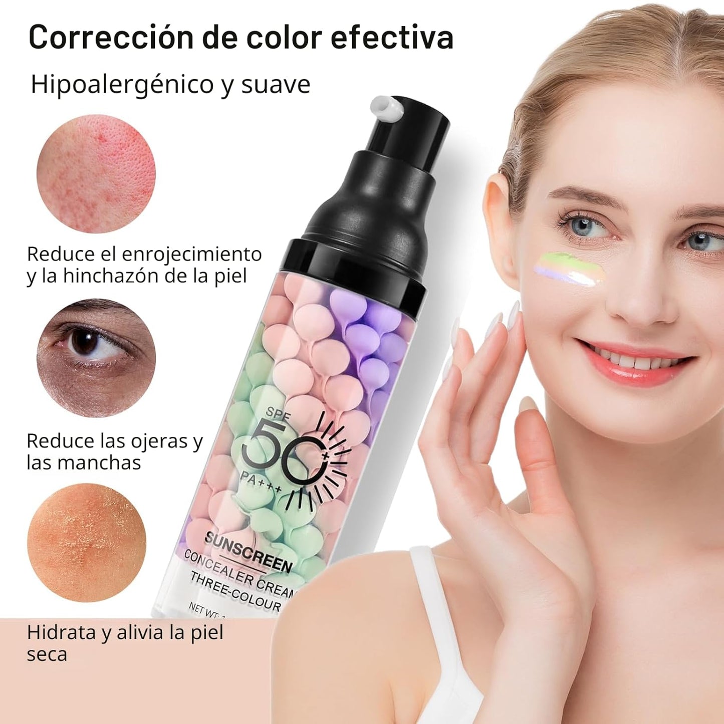 Piel Perfecta, Hidratada y Protegida en 1 Solo Paso.