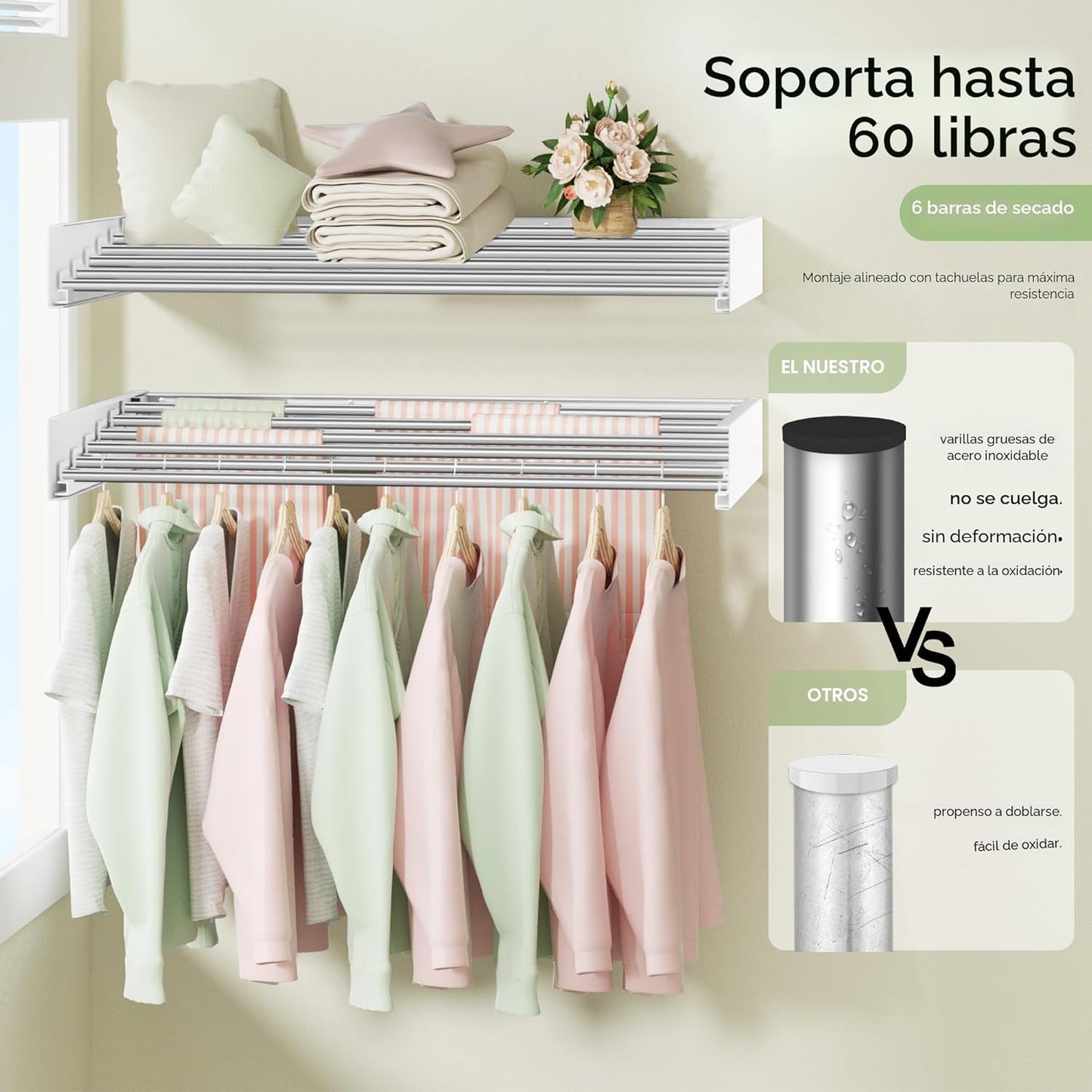 Estación de Cuidado y Secado de Ropa Premium