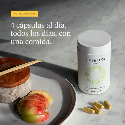 Cabello visiblemente más grueso, más abundante y más fuerte en 3 a 6 meses