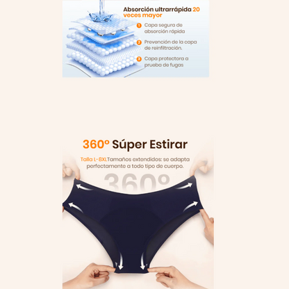 Pantys antifluido X2