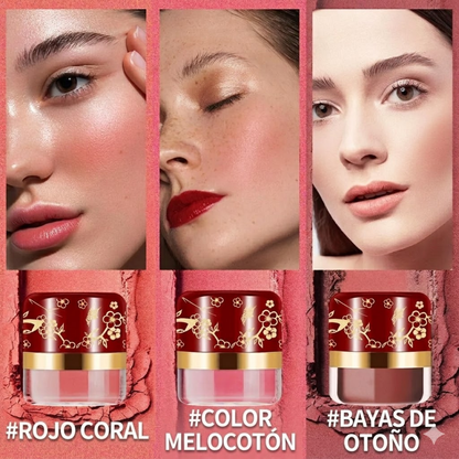 El blush que vive en tu bolsillo, no en tu cartera. Set x 3 colores