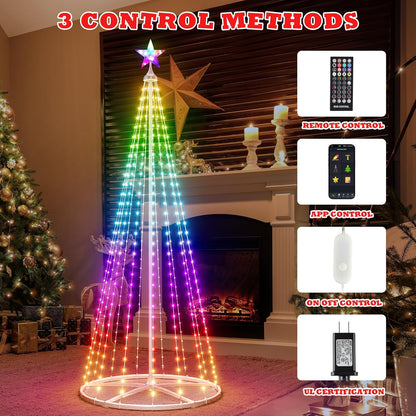 La decoración navideña más innovadora del año llegó a Colombia, con el árbol navideño LED plegable