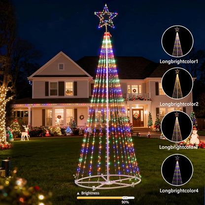 La decoración navideña más innovadora del año llegó a Colombia, con el árbol navideño LED plegable