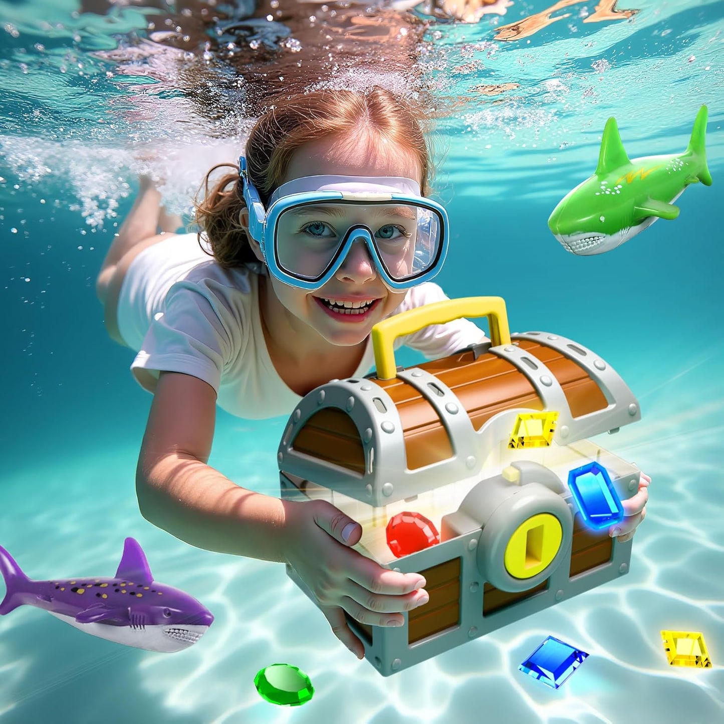 Cofre del Tesoro Acuático: Diversión y aprendizaje para peques y grandes en el agua