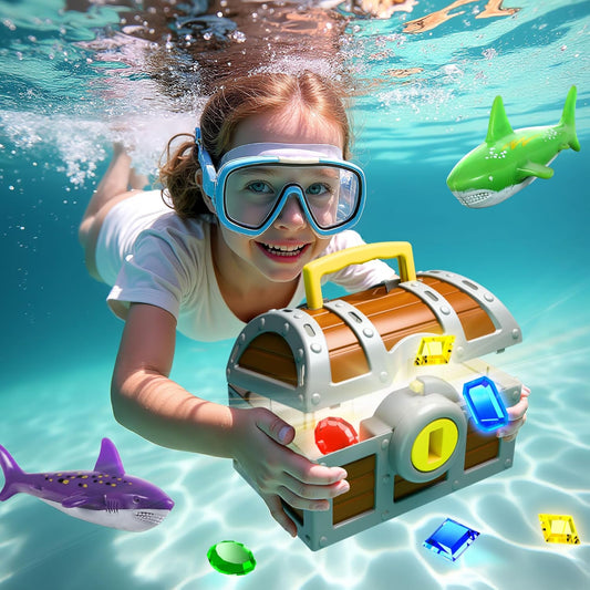 Cofre del Tesoro Acuático: Diversión y aprendizaje para peques y grandes en el agua