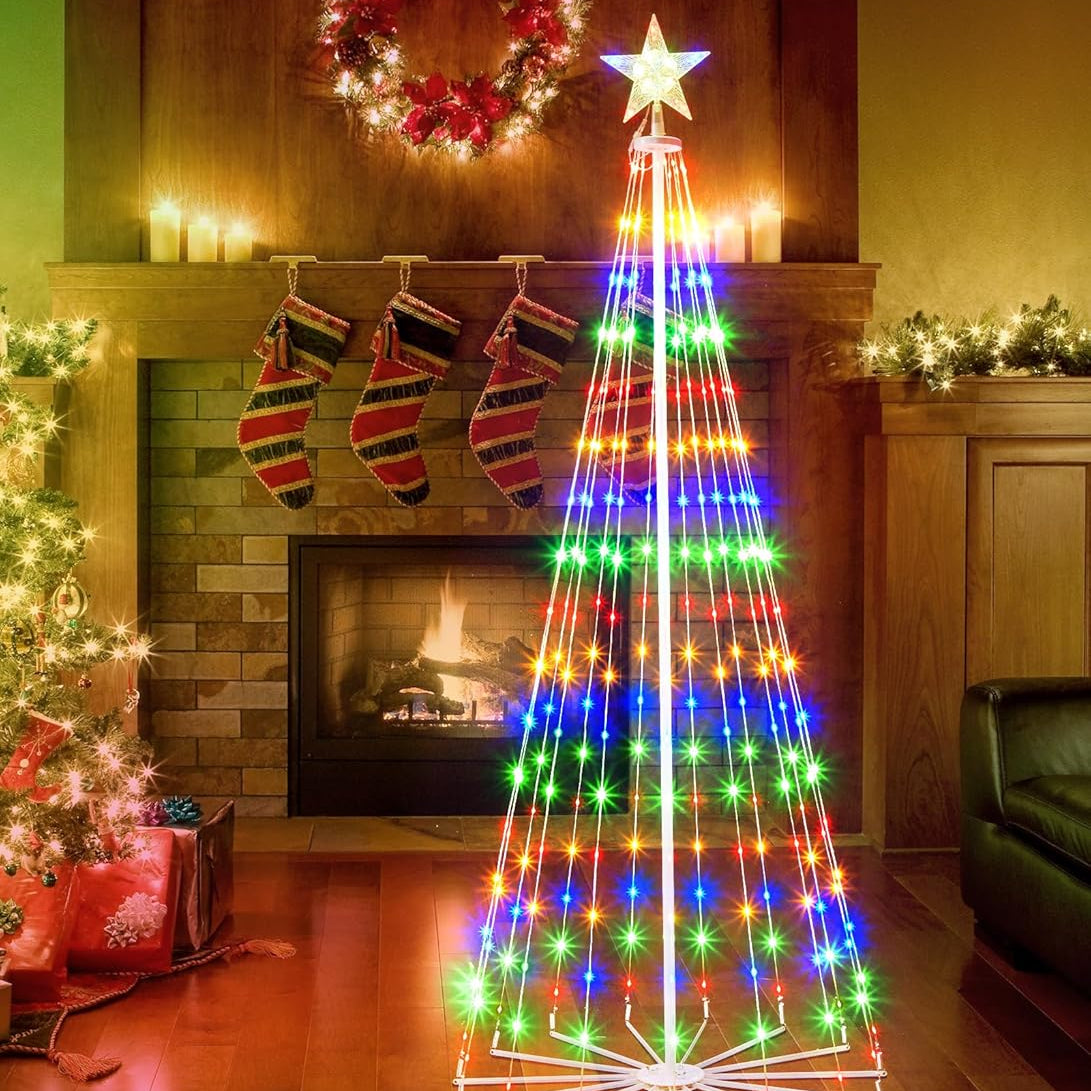 La decoración navideña más innovadora del año llegó a Colombia, con el árbol navideño LED plegable
