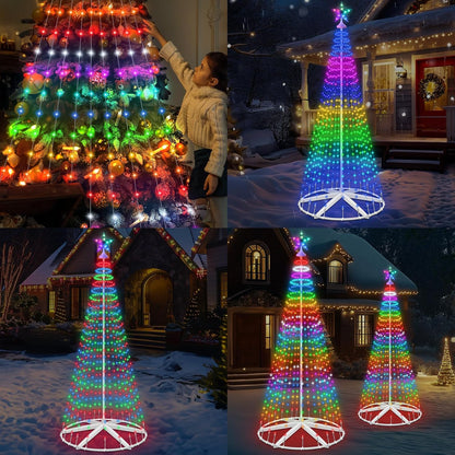 La decoración navideña más innovadora del año llegó a Colombia, con el árbol navideño LED plegable