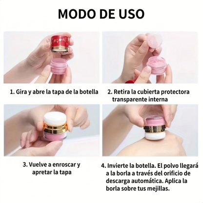 El blush que vive en tu bolsillo, no en tu cartera. Set x 3 colores