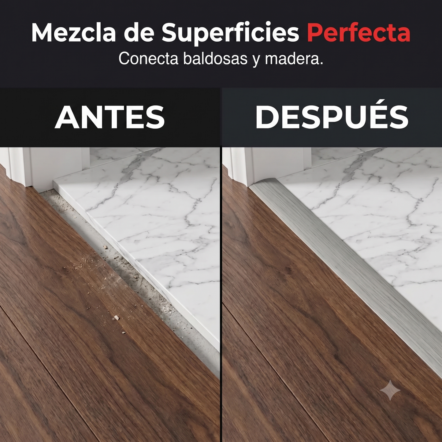 Ese desnivel se soluciona sin maestro, se soluciona con la cinta NivelPro®